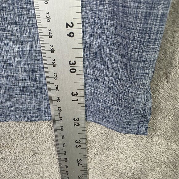 Mens Magellan Adventure Gear Heather Blue Shirt Angler Fit Button Up Size 2XL - Picture 7 of 8